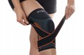 2xOrteza Kolana Stabilizator z Wsparciem Rzepki Opaska Na Kolano Z Taśmami