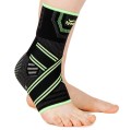 Elastyczna Opaska Na Kostkę Orteza Na Staw Skokowy Z Paskami Dociągającymi [Rozmiar: S]