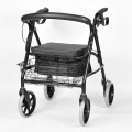 ROLATOR Z KOSZYKIEM CHODZIK Z SIEDZISKIEM HAMULCE CZTEROKOŁOWY SENIOR 136KG