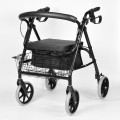 ROLATOR Z KOSZYKIEM CHODZIK Z SIEDZISKIEM HAMULCE CZTEROKOŁOWY SENIOR 136KG