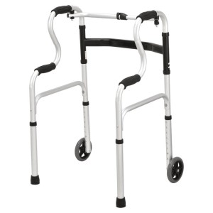 Balkonik Rehabilitacyjny Z  Kółkami Składany Aluminiowy