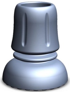 Nasadka Do Balkoników/Kul/Lasek Końcówka Gumowa 22mm