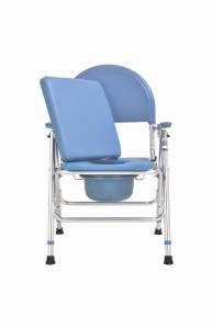 Krzesło Toaletowe Tapicerowane Przenośna Toaleta