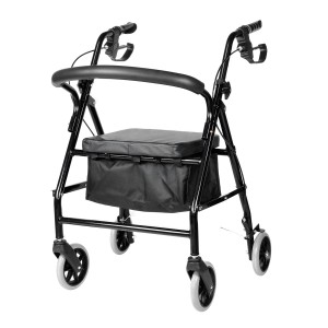 Rolator Z Hamulcami I Siedziskiem  Czterokołowy Dla Seniora