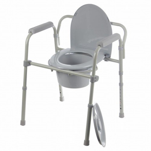 Krzesło Toaletowe WC Toaleta Przenośna Stabilna Sedesowe Pomoc Dla Seniora