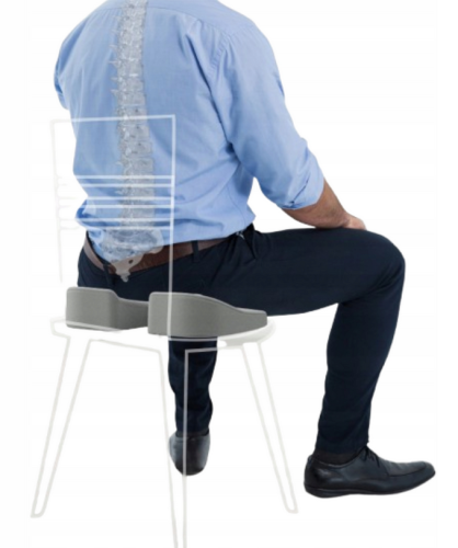 Poduszka Ortopedyczna Do Siedzenia Proste Plecy Na Fotel Praca Biurowa