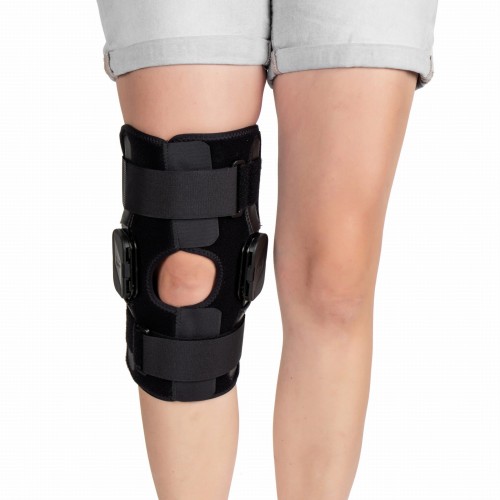 ORTEZA KOLANA Z REGULACJĄ KĄTA ZGIĘCIA STABILIZATOR STAWU KOLANOWEGO
