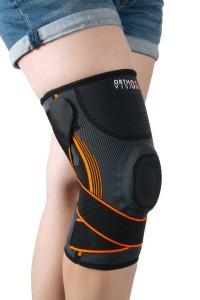 Stabilizator Kolana Orteza Ze Wsparciem Rzepki Z Taśmami
